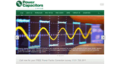 Desktop Screenshot of powercapacitors.co.uk