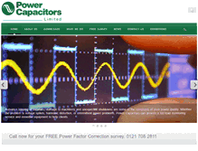 Tablet Screenshot of powercapacitors.co.uk